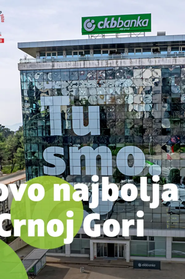 CKB PONOVO NAJBOLJA BANKA U CRNOJ GORI