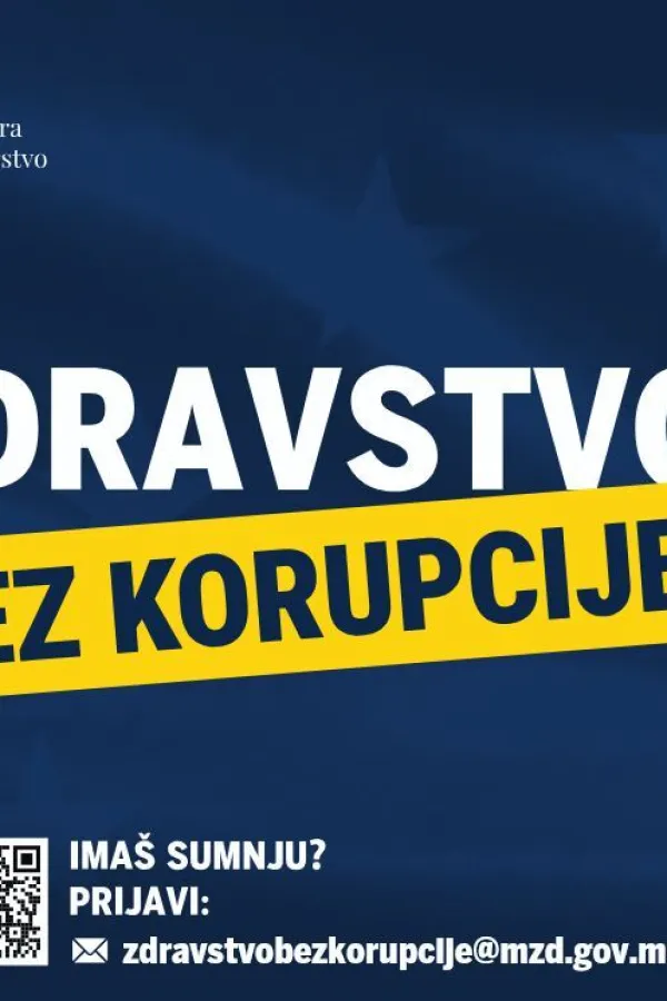 MZ: Kampanja "Zdravstvo bez korupcije", obezbijedićemo građanima jasne i dostupne kanale za prijavu