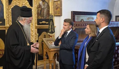 Makron sa Milatovićem na Cetinju