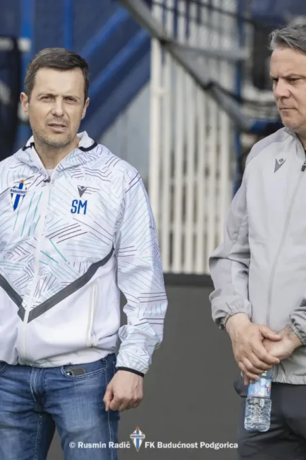 Sa&scaron;a Mujović i Srđan Radonjić