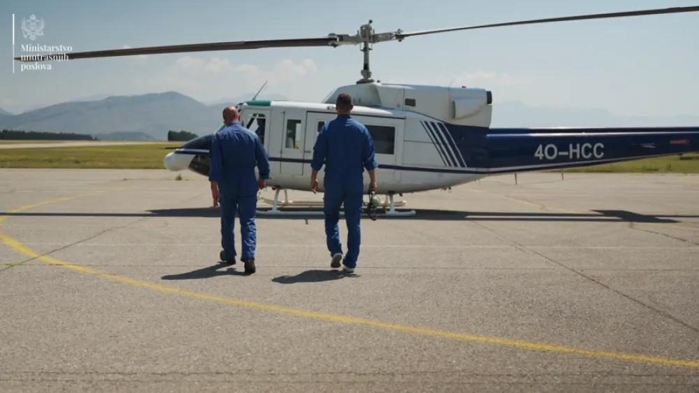 Helikopter MUP-a prinudno sletio kod Gusinja zbog tehničkog kvara, nema povrijeđenih