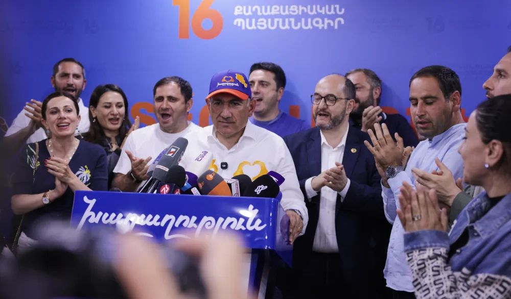 Pa&scaron;injan proglasio pobjedu na parlamentarnim izborima u Jermeniji