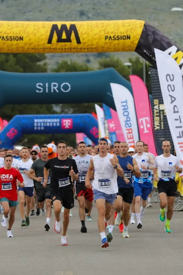 Zavr&scaron;en najveći tim bilding događaj u Crnoj Gori: Montenegro Business Run okupio vi&scaron;e od 2.500 učesnika iz 170 kompanija