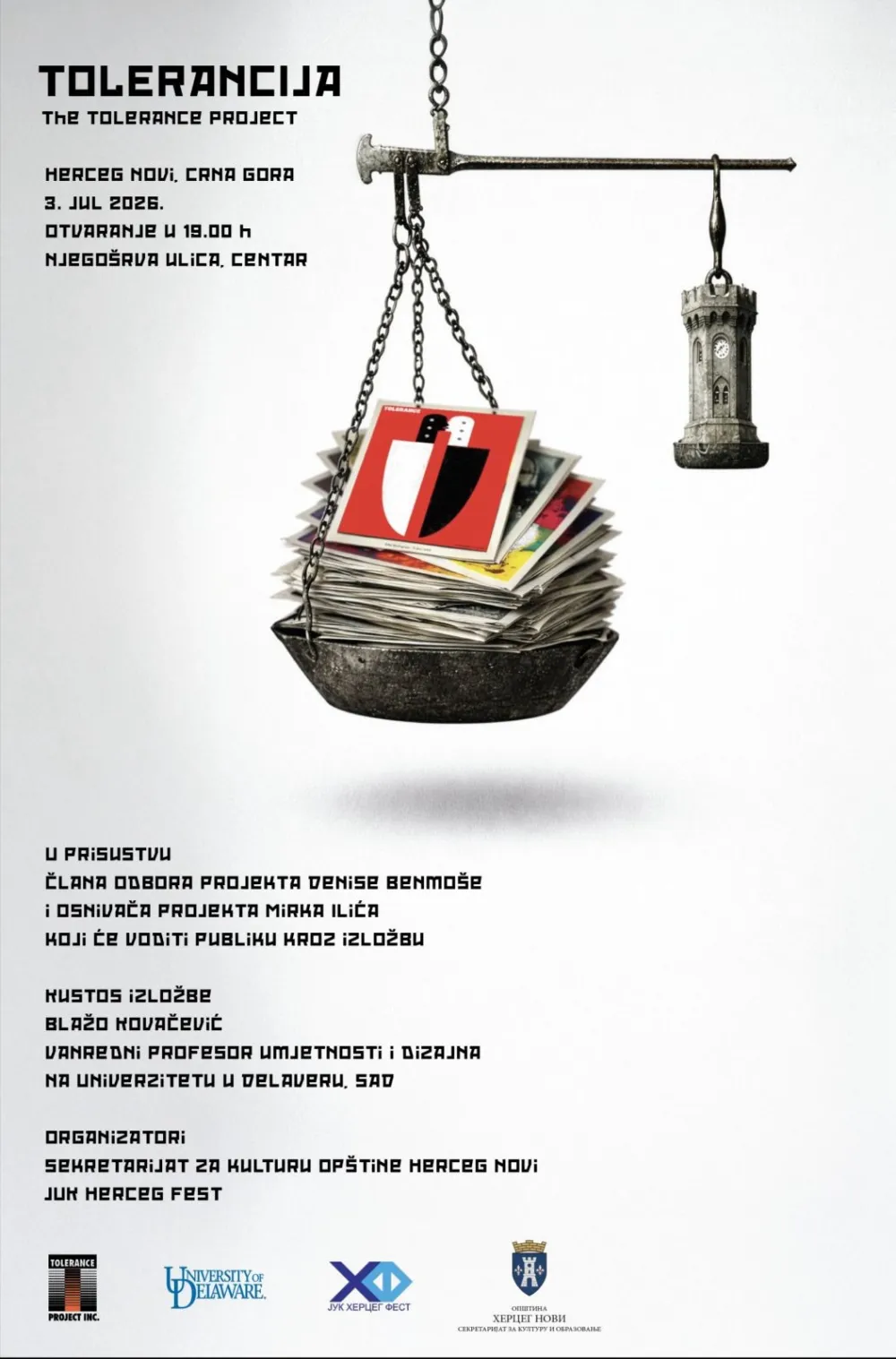 Izložba Toleranciju u Herceg Novom od 3. jula