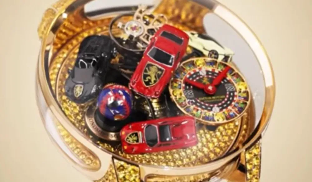 (VIDEO) Luksuz bez premca: Ručni sat koji krije mini garažu za Ferrari i Bugatti