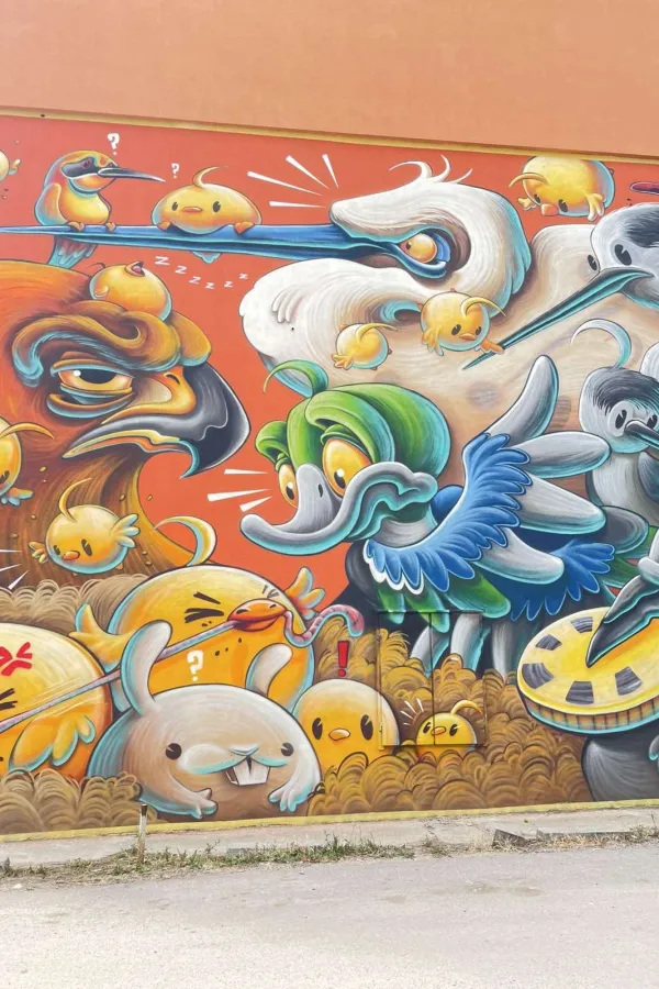 "Jato", mural kanadsko-srpske umjetnice, novi ukras Nik&scaron;ića
