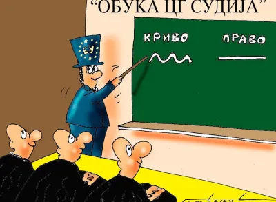 Karikatura Dana - Autor: Goran &Scaron;ćekić