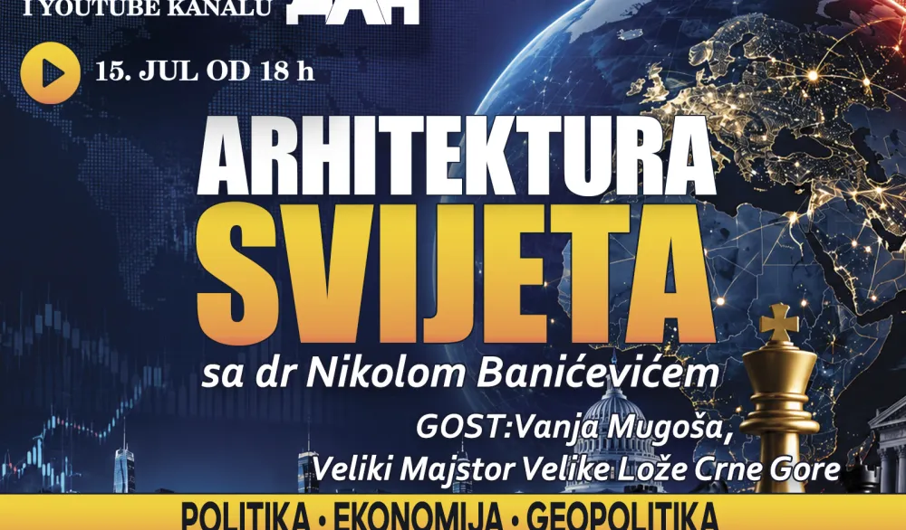 Četvrta epizoda "Arhitekture svijeta" 15. jula od 18 sati: S Vanjom Mugo&scaron;om o Masonskom pokretu
