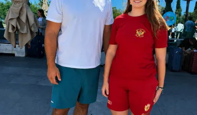 Kristona sa trenerom Ristićem