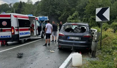 Saobraćajna nezgoda kod Kolašina: Povrijeđena dva strana državljanina