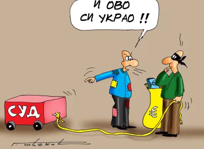 Karikatura Dana - Autor: Goran &Scaron;ćekić