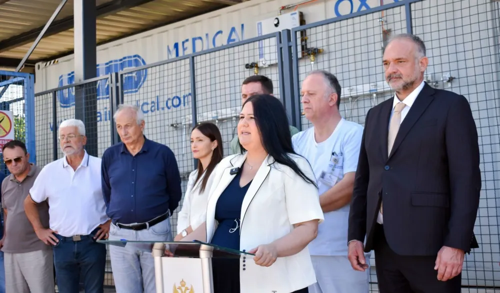 Otvoreno kiseoničko postrojenje u okviru KCCG – investicija u sigurnost pacijenata i otporniji zdravstveni sistem