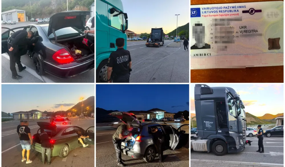 (FOTO) Pojačane aktivnosti GP: Uhapšeno pet stranih državljana, pronađena droga i falsifikovane isprave